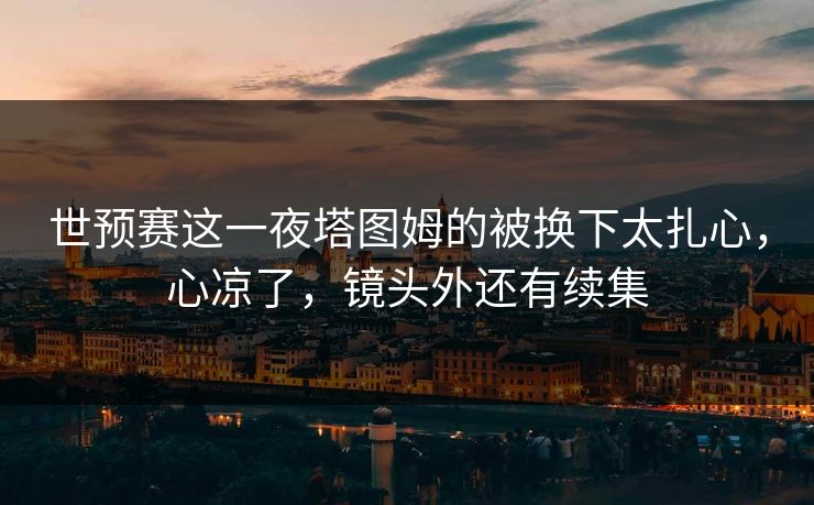 世预赛这一夜塔图姆的被换下太扎心，心凉了，镜头外还有续集